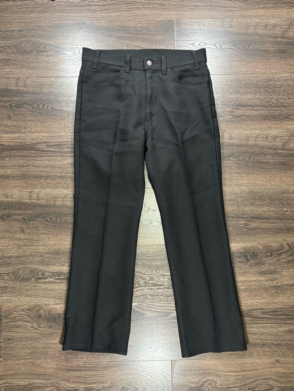 Levi’s Vintage Men's Black Straight-Leg Pants Size 34x29